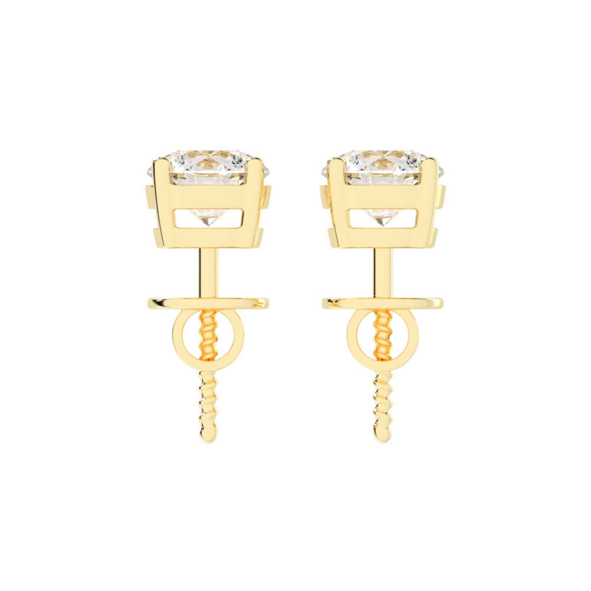 1.5 Carat Genevieve Solitaire Earrings