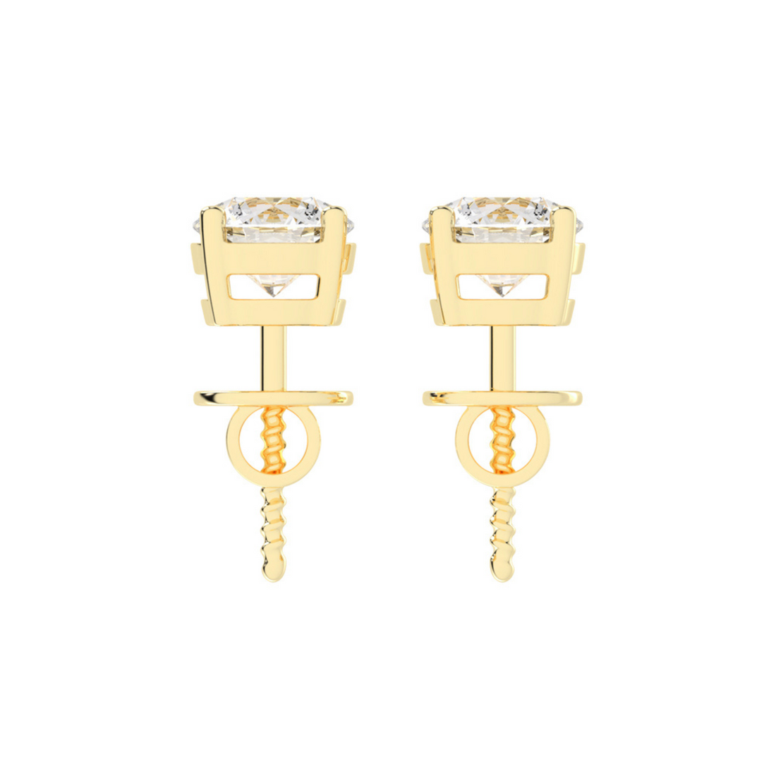 1.5 CT Genevieve Solitaire Earrings