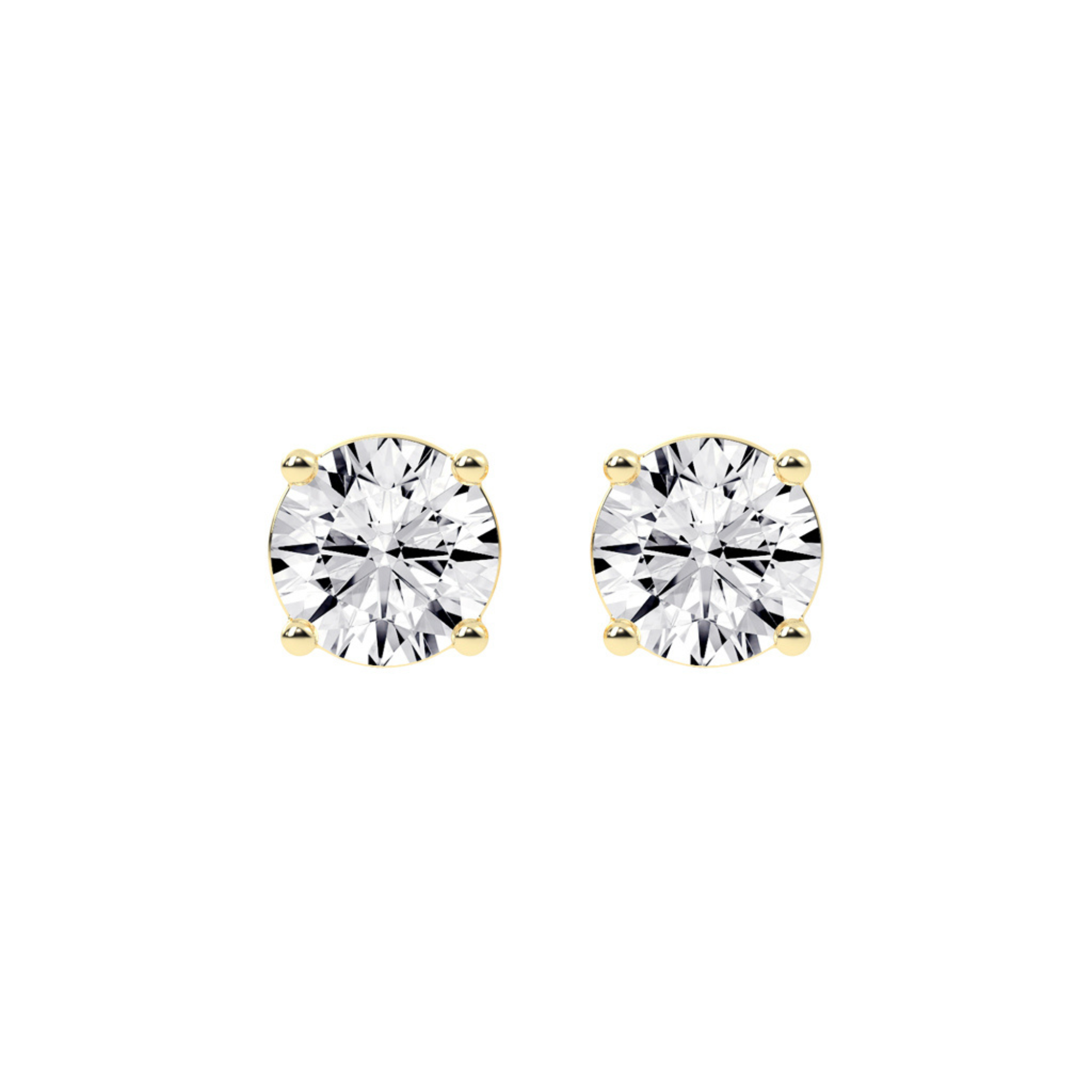 1.5 Carat Genevieve Solitaire Earrings