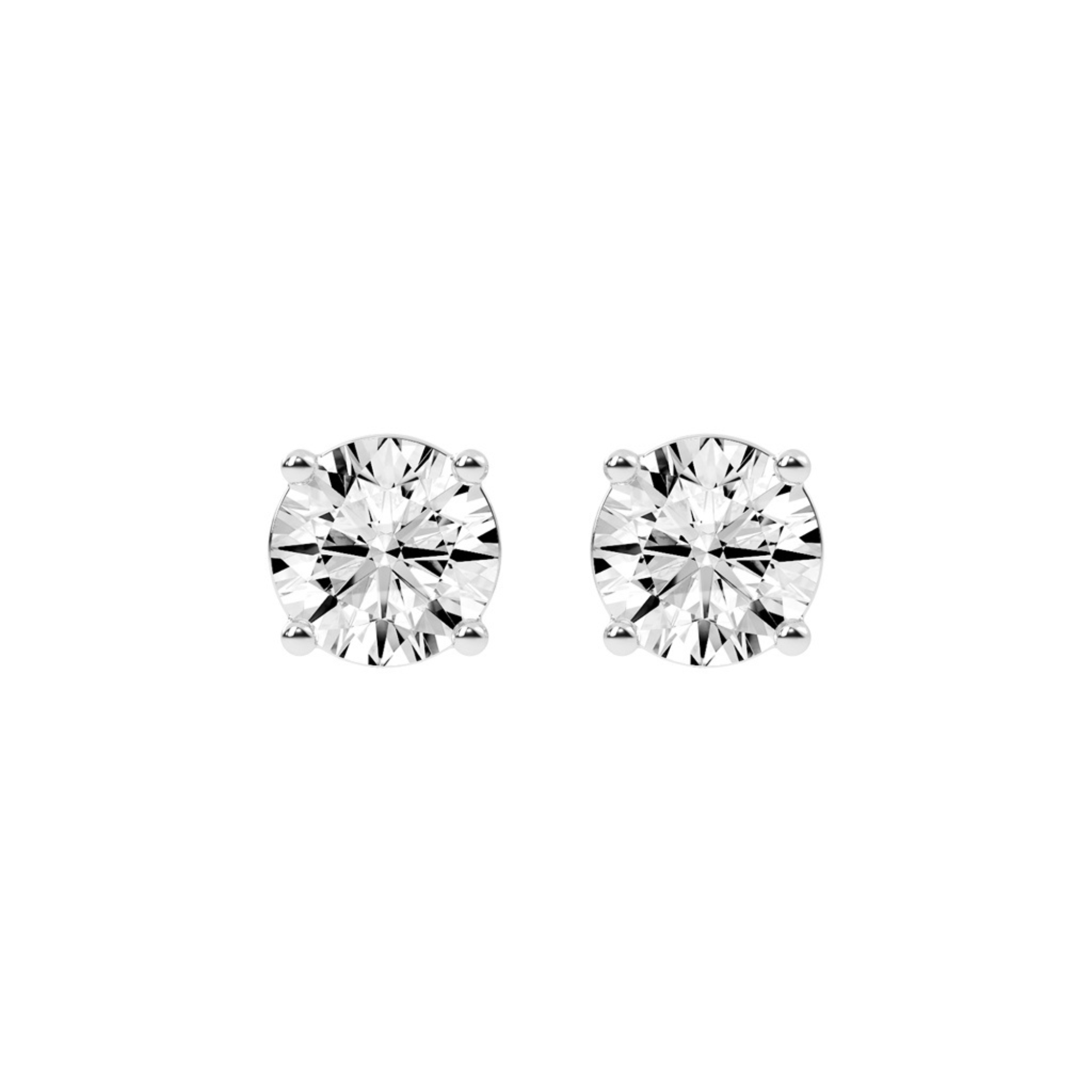 1.5 Carat Genevieve Solitaire Earrings