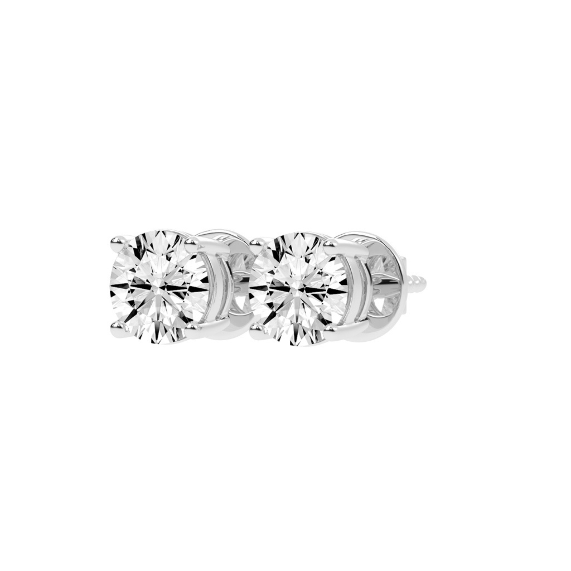 1.5 Carat Genevieve Solitaire Earrings