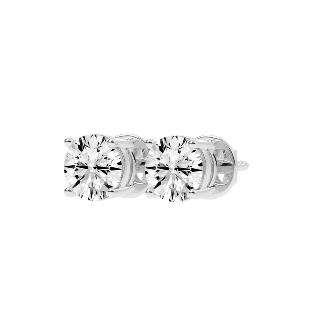 1.5 CT Genevieve Solitaire Earrings