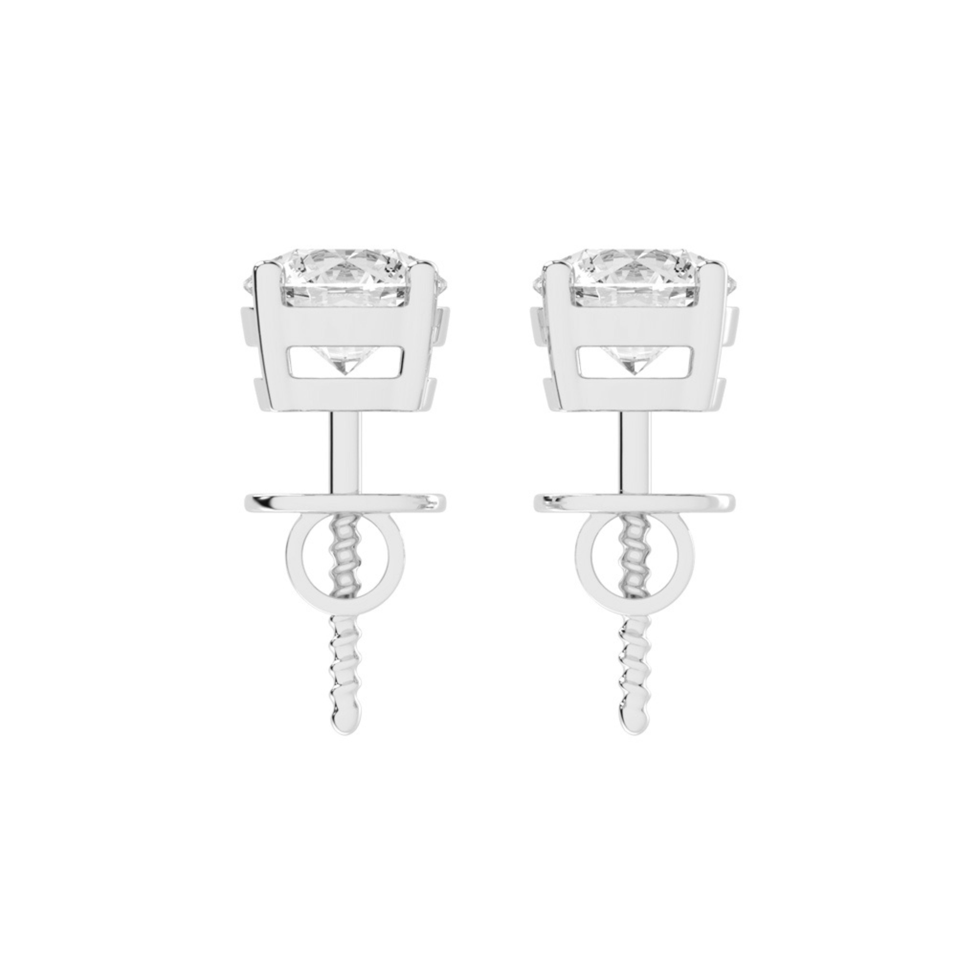 1.5 Carat Genevieve Solitaire Earrings