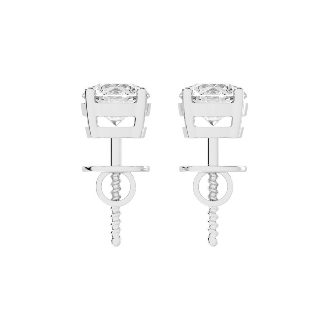 1.5 CT Genevieve Solitaire Earrings