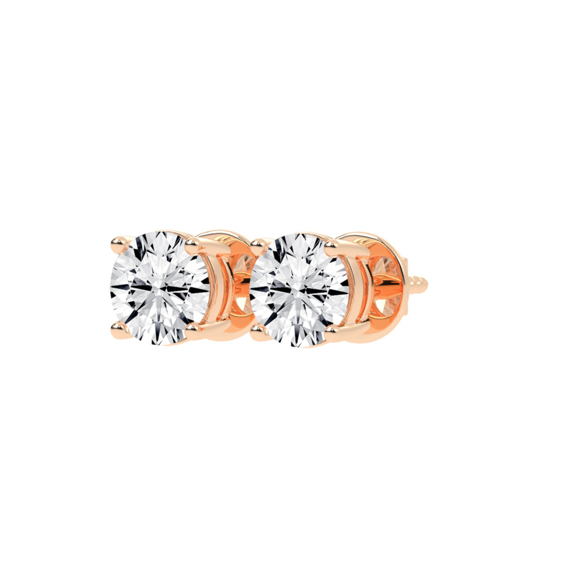 1.5 Carat Genevieve Solitaire Earrings