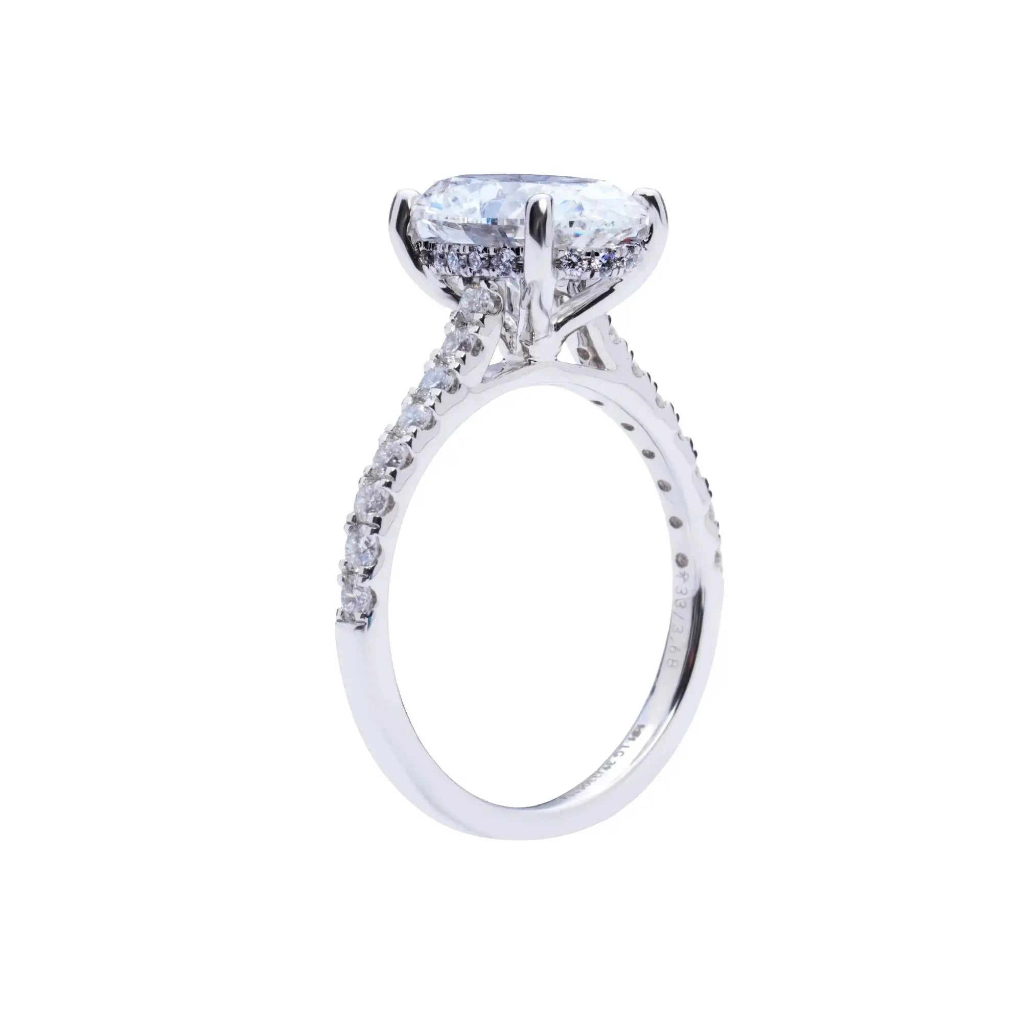 3 CT Imperial Oval Engagement Ring