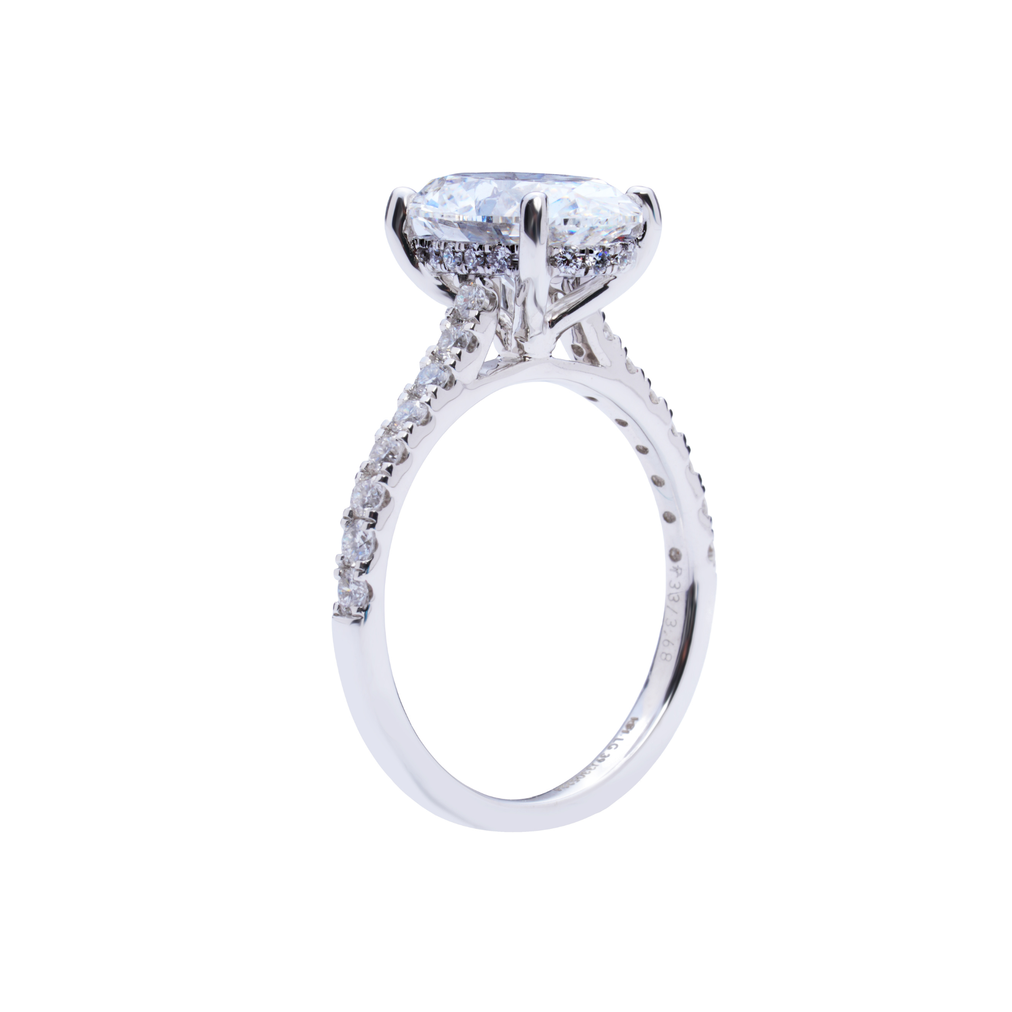 3 CT Imperial Oval Engagement Ring