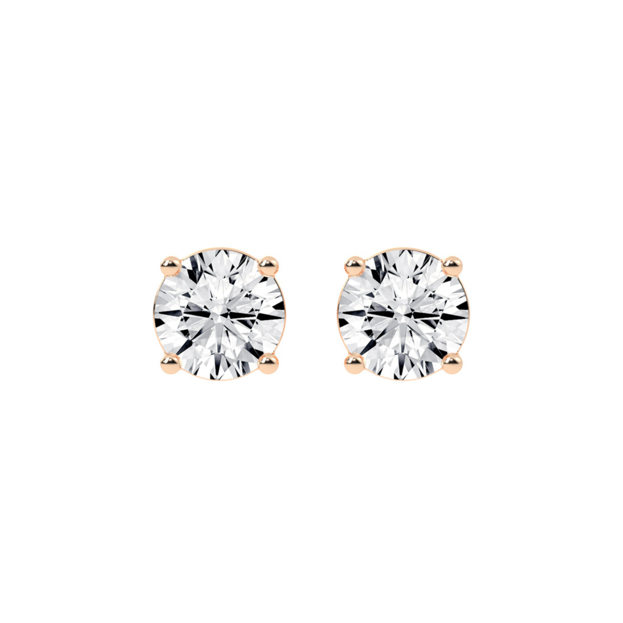 1.5 Carat Genevieve Solitaire Earrings