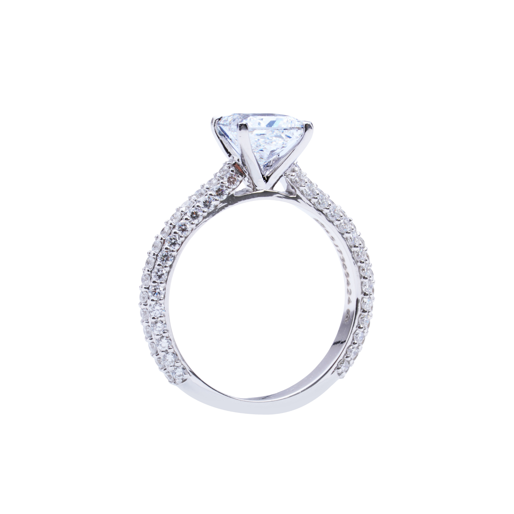 1.5 CT Aetheria Princess Cut Engagement Ring