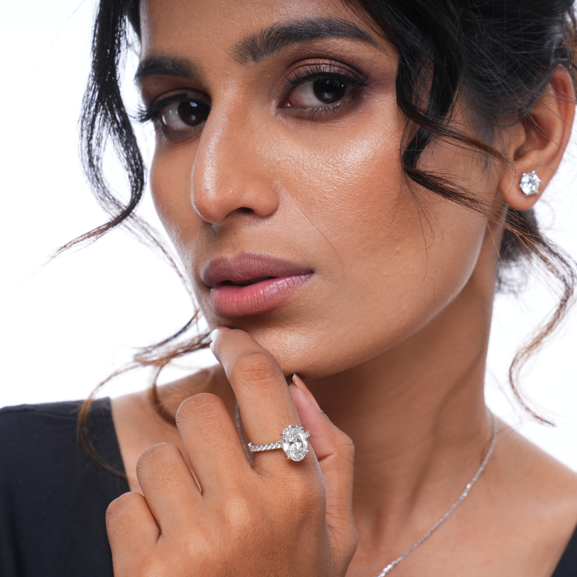 3 CT Imperial Oval Engagement Ring