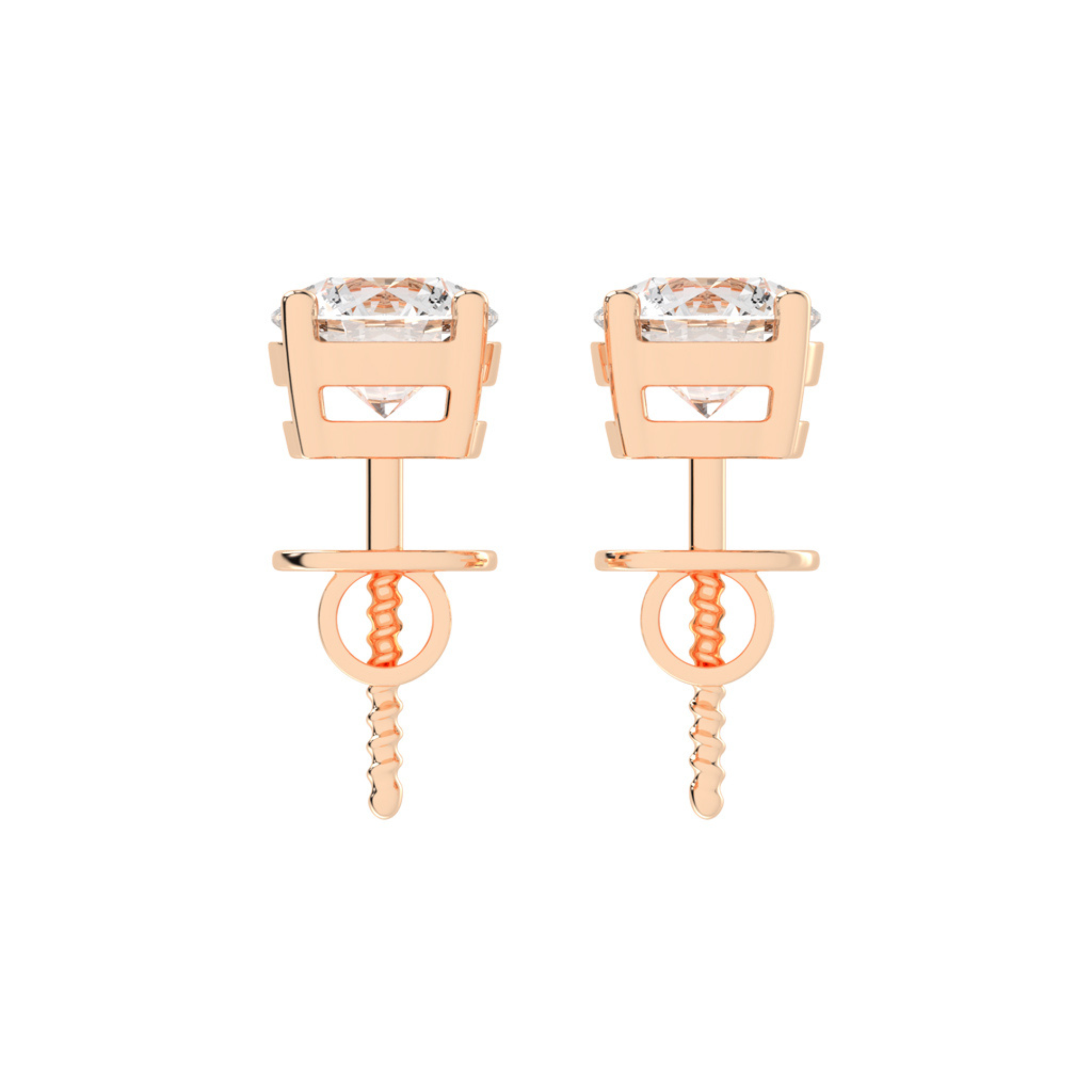 1.5 Carat Genevieve Solitaire Earrings