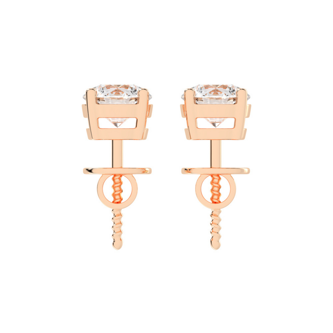 1.5 CT Genevieve Solitaire Earrings
