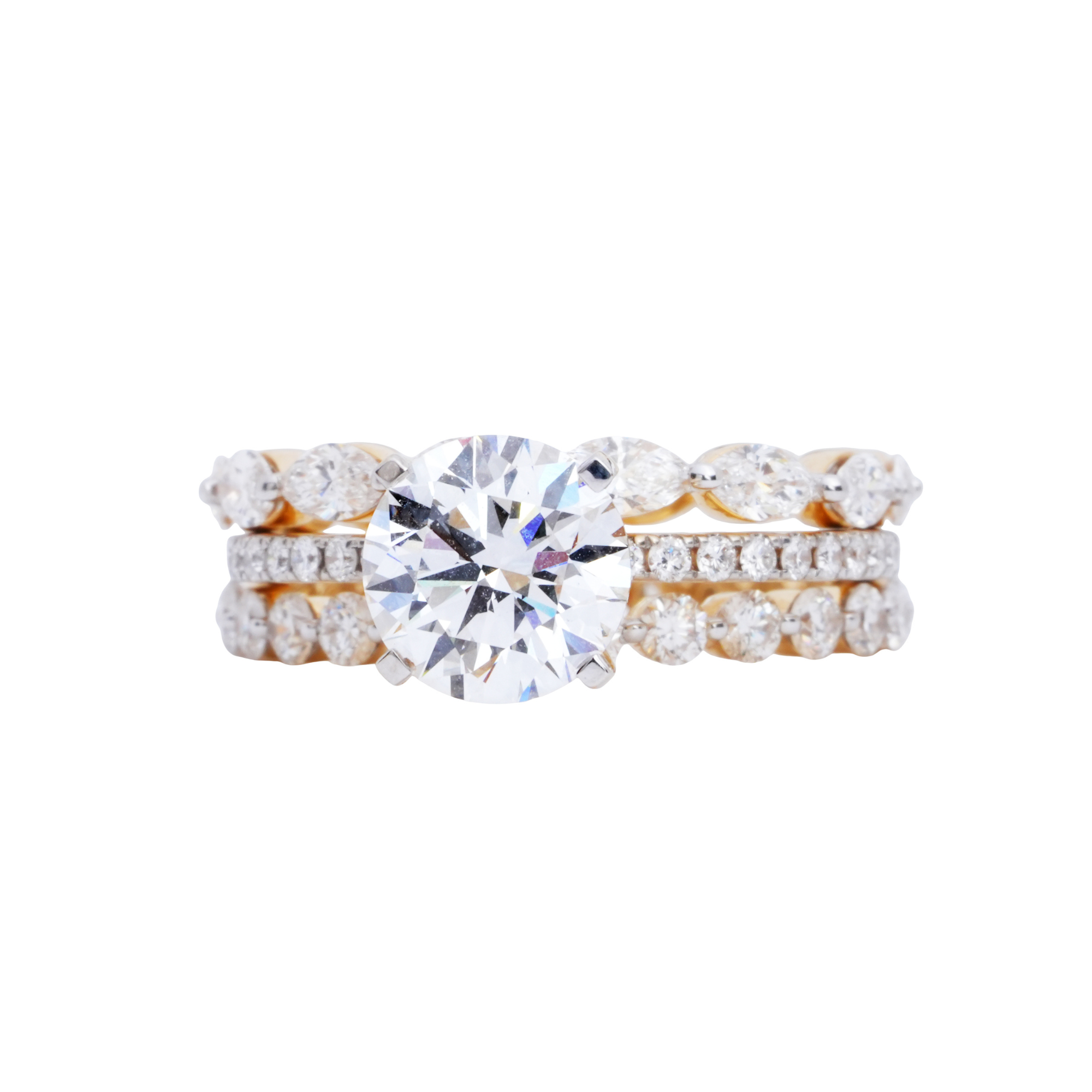 2 CT Statement Solitaire Stack