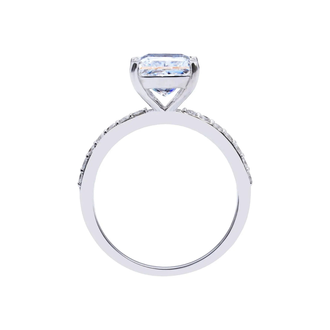 2 CT Dazzling Princess-cut Diamond Ring