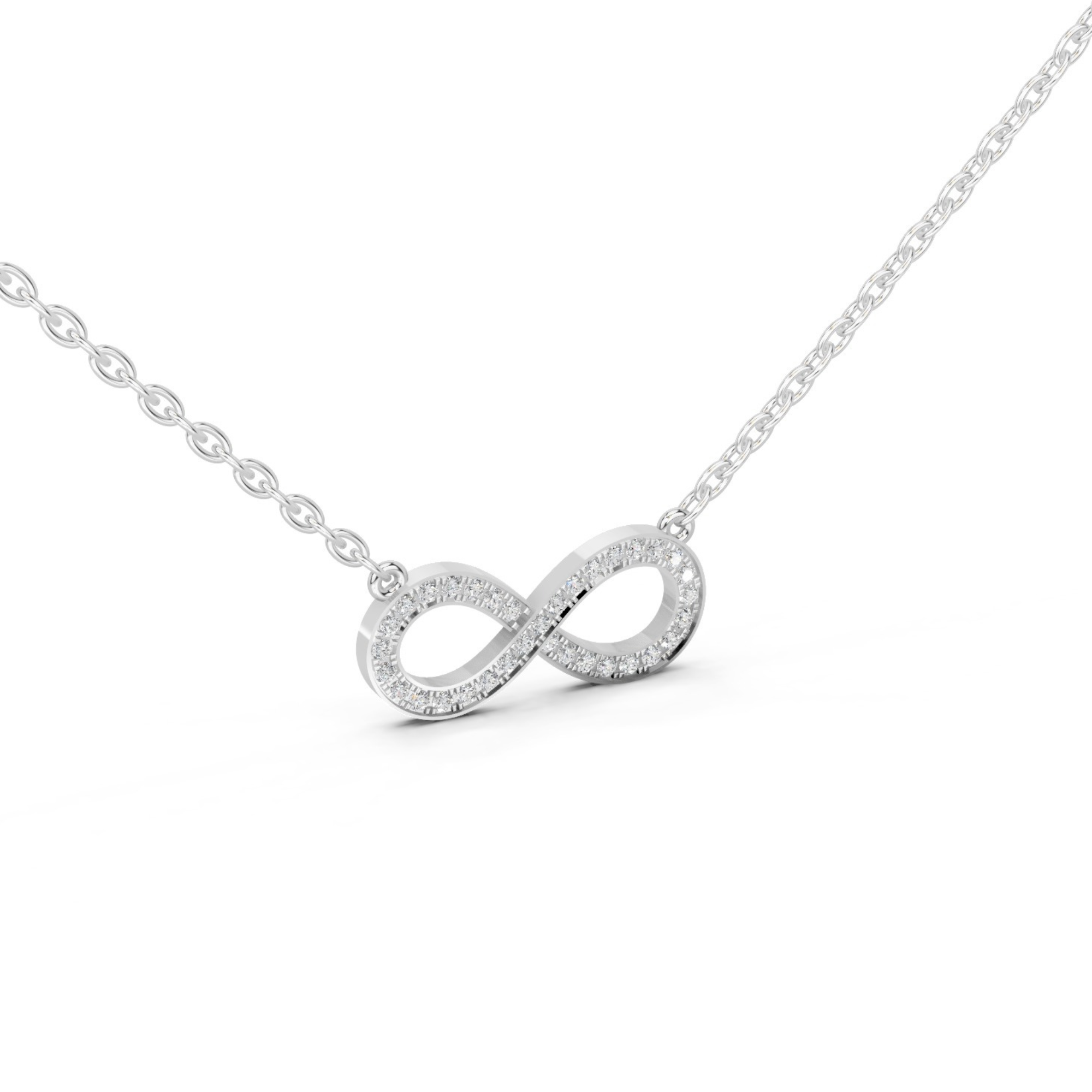 Infinity Diamond Pendant