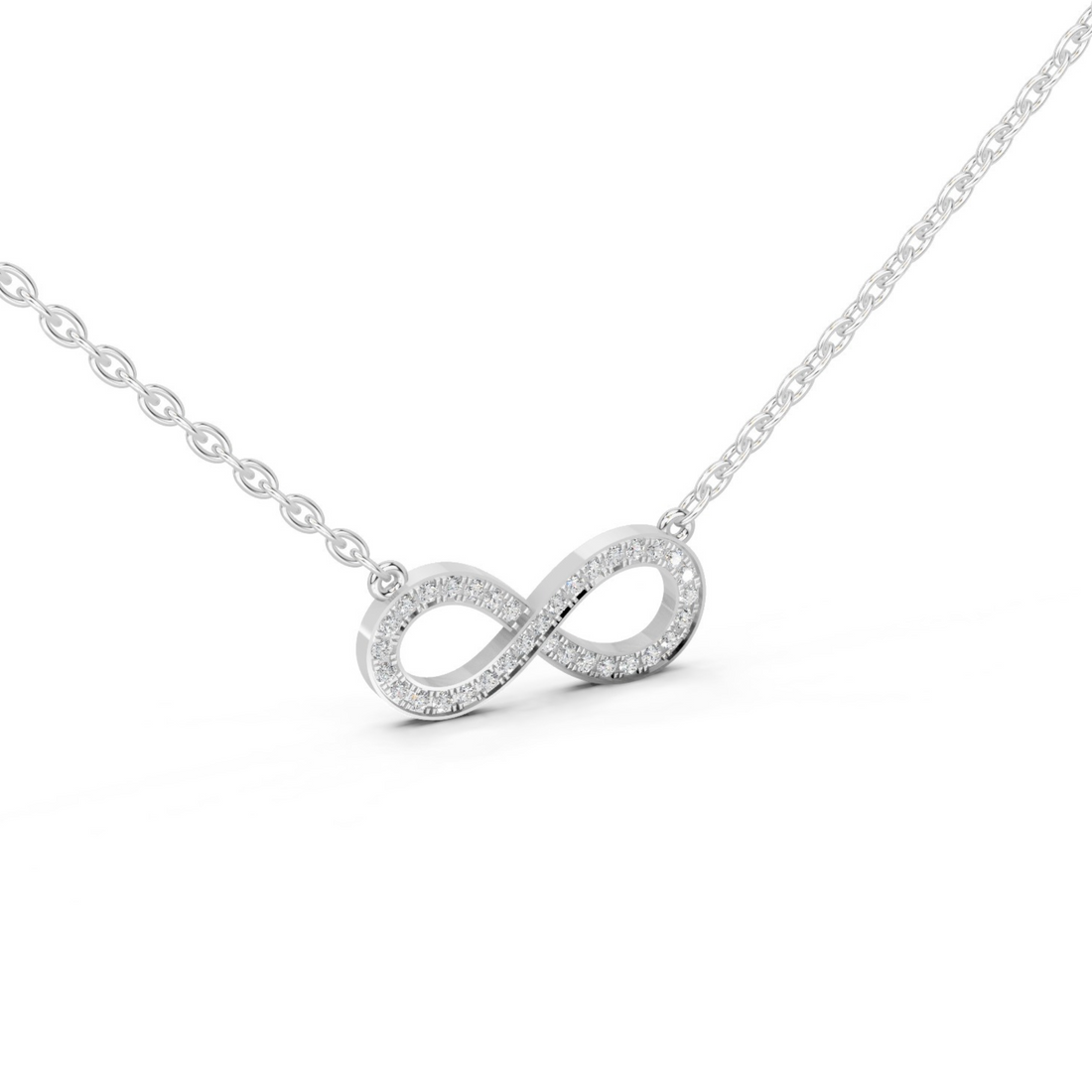 Infinity Diamond Pendant