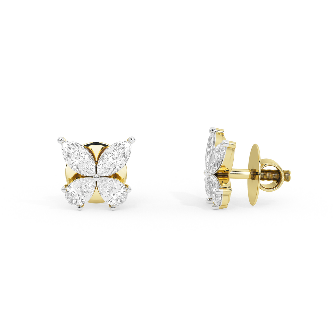 Elysian Butterfly Diamond Earrings