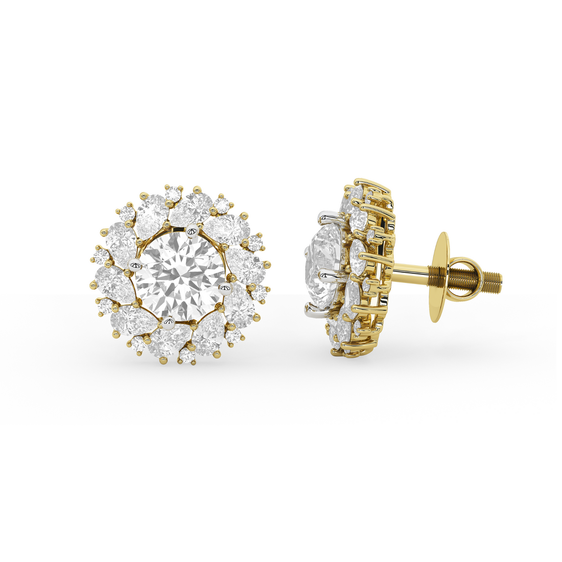 Fleur de Diamant Diamond Studs