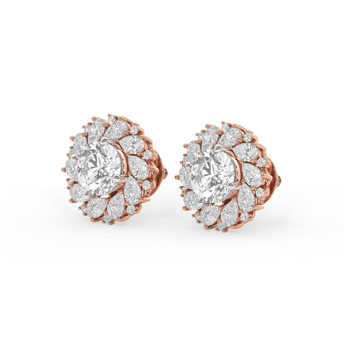 Fleur de Diamant Diamond Studs
