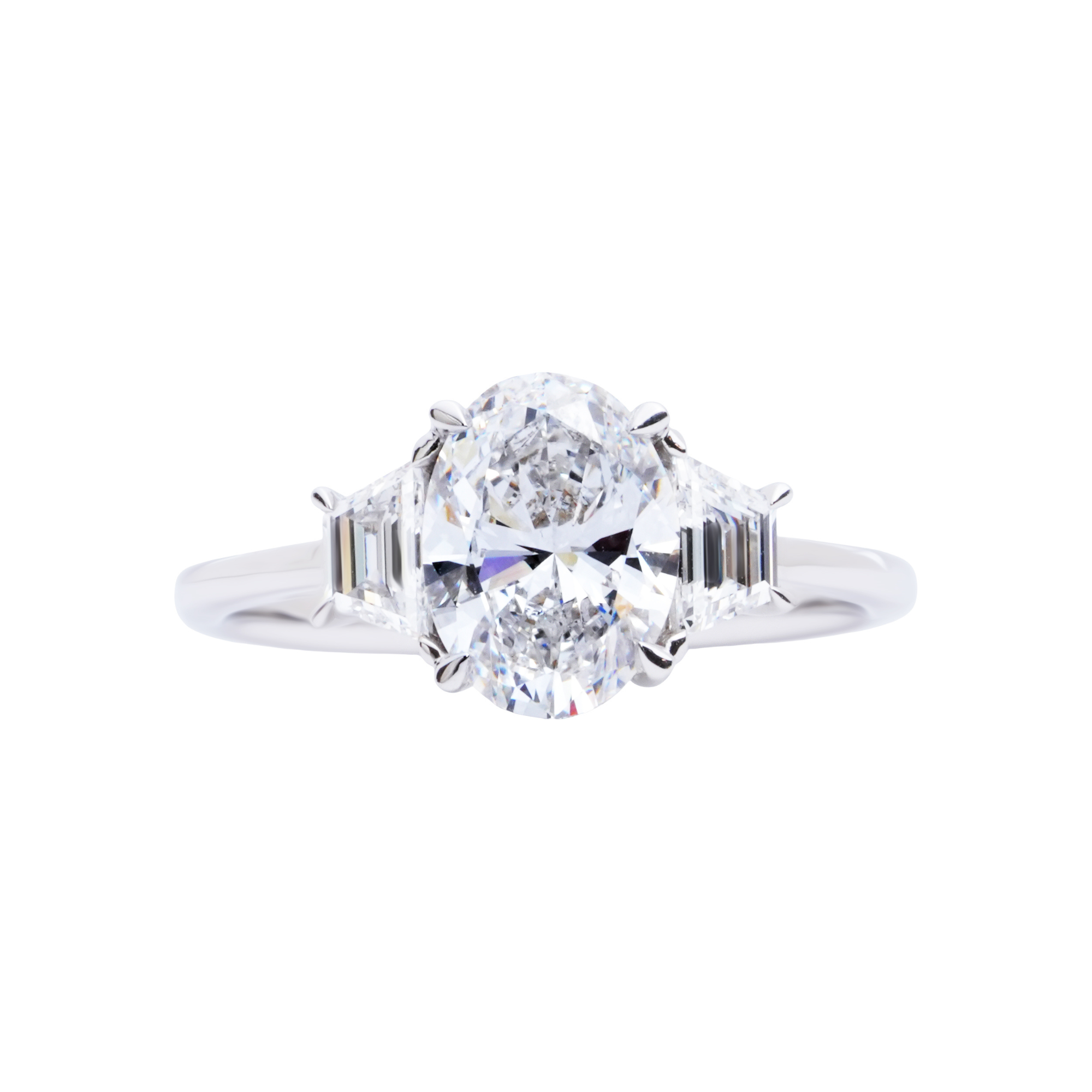 Rosamund Oval Diamond Engagement Ring