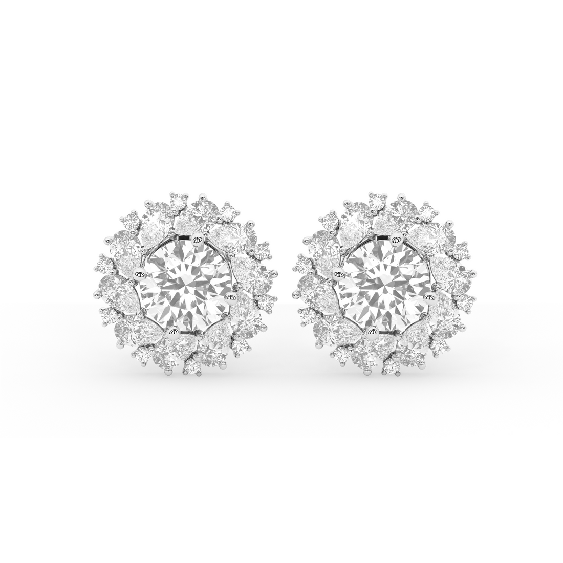 Fleur de Diamant Diamond Studs