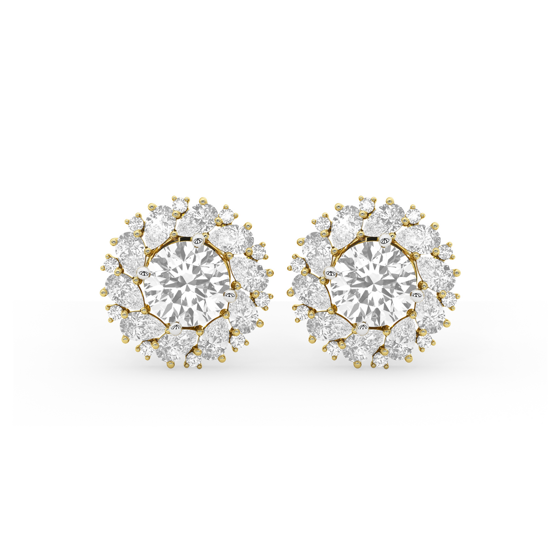 Fleur de Diamant Diamond Studs