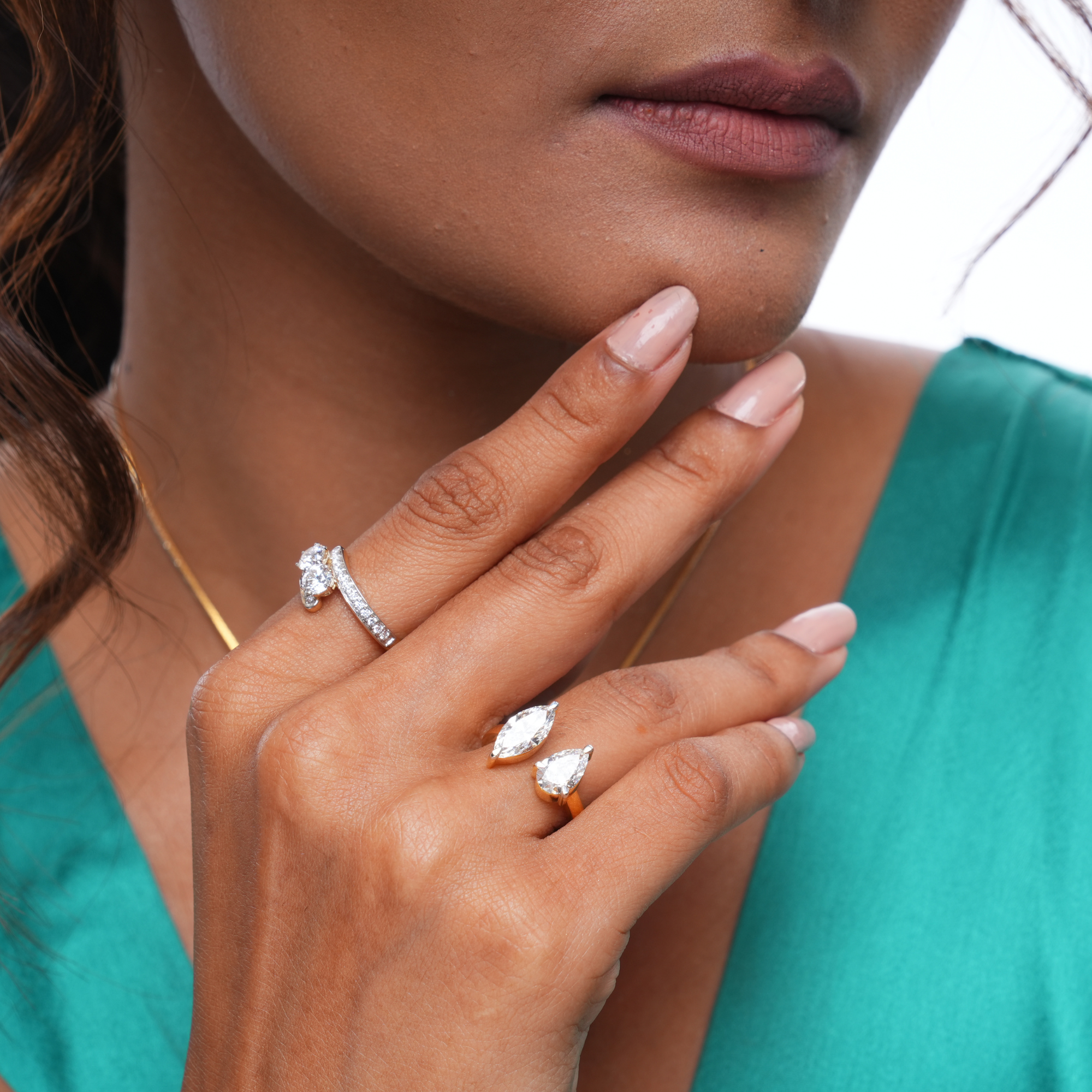 Marquise & Pear Toi Moi Ring