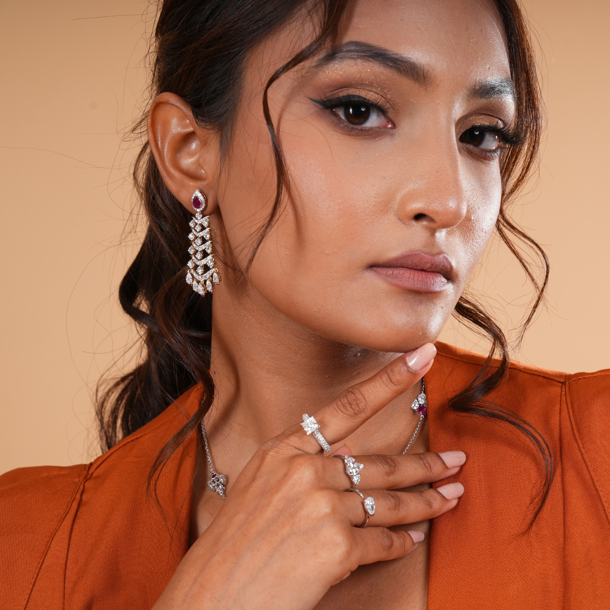 6.8 CT Radiance Unfolded: Diamond Chandeliers