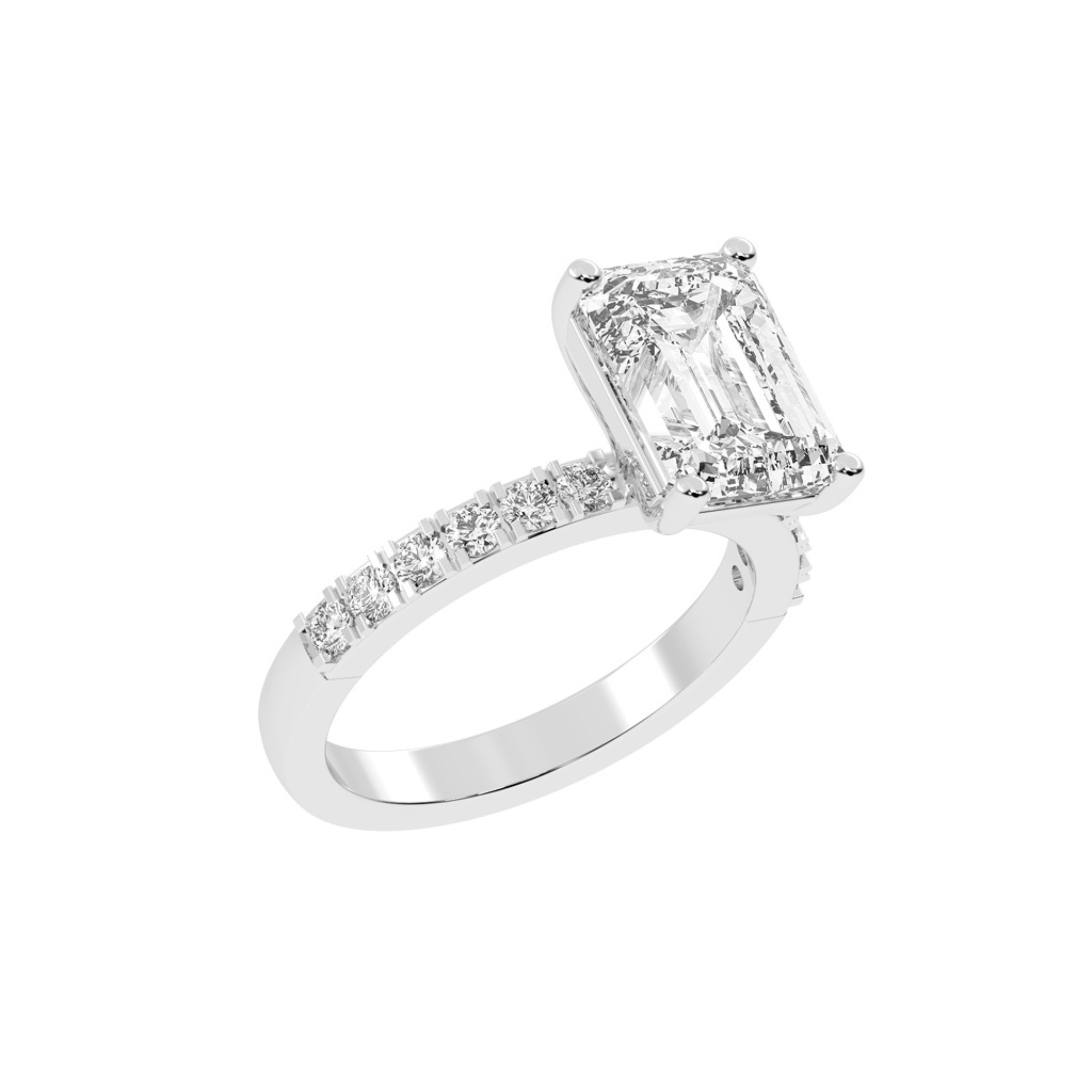 3.7 Carat Emerald Luxe Diamond Ring