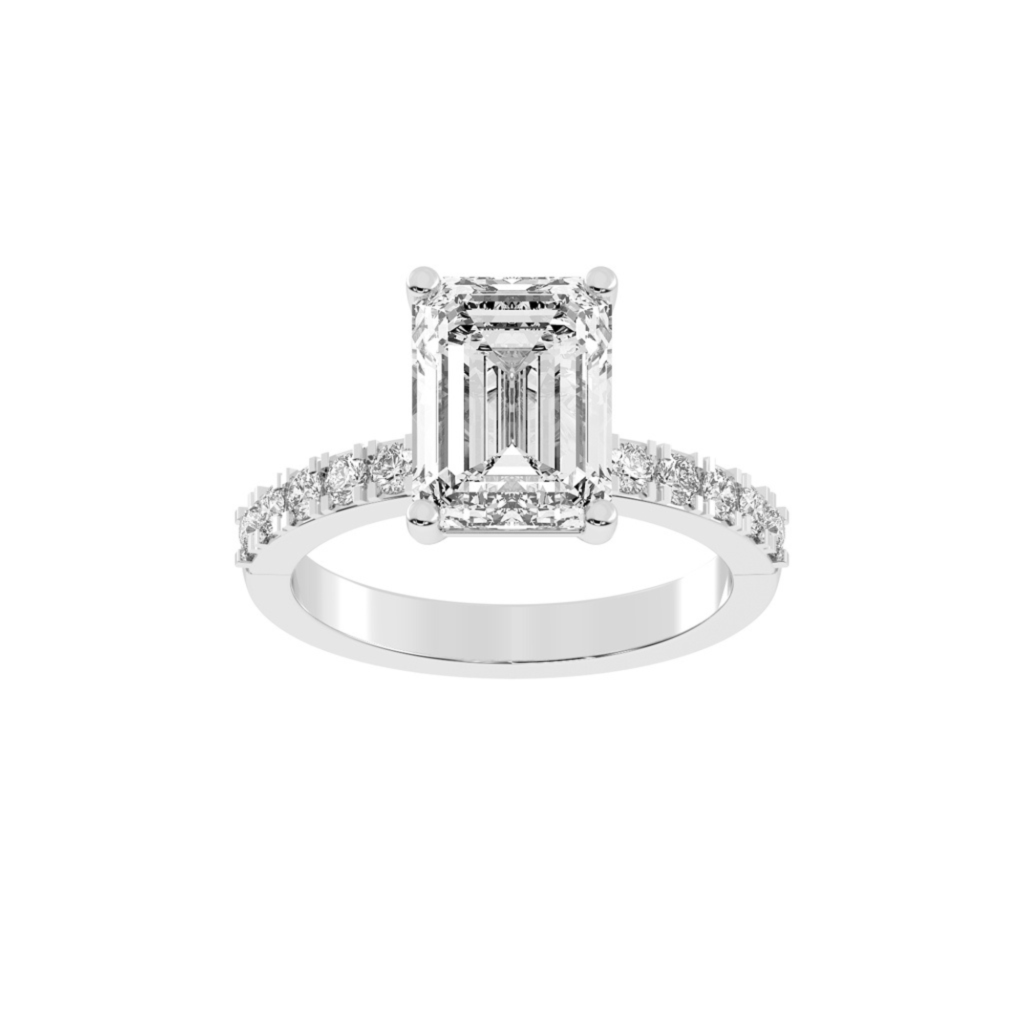 3.7 Carat Emerald Luxe Diamond Ring