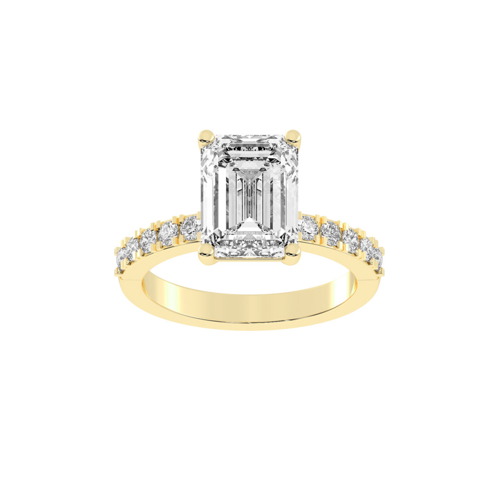 3.7 Carat Emerald Luxe Diamond Ring