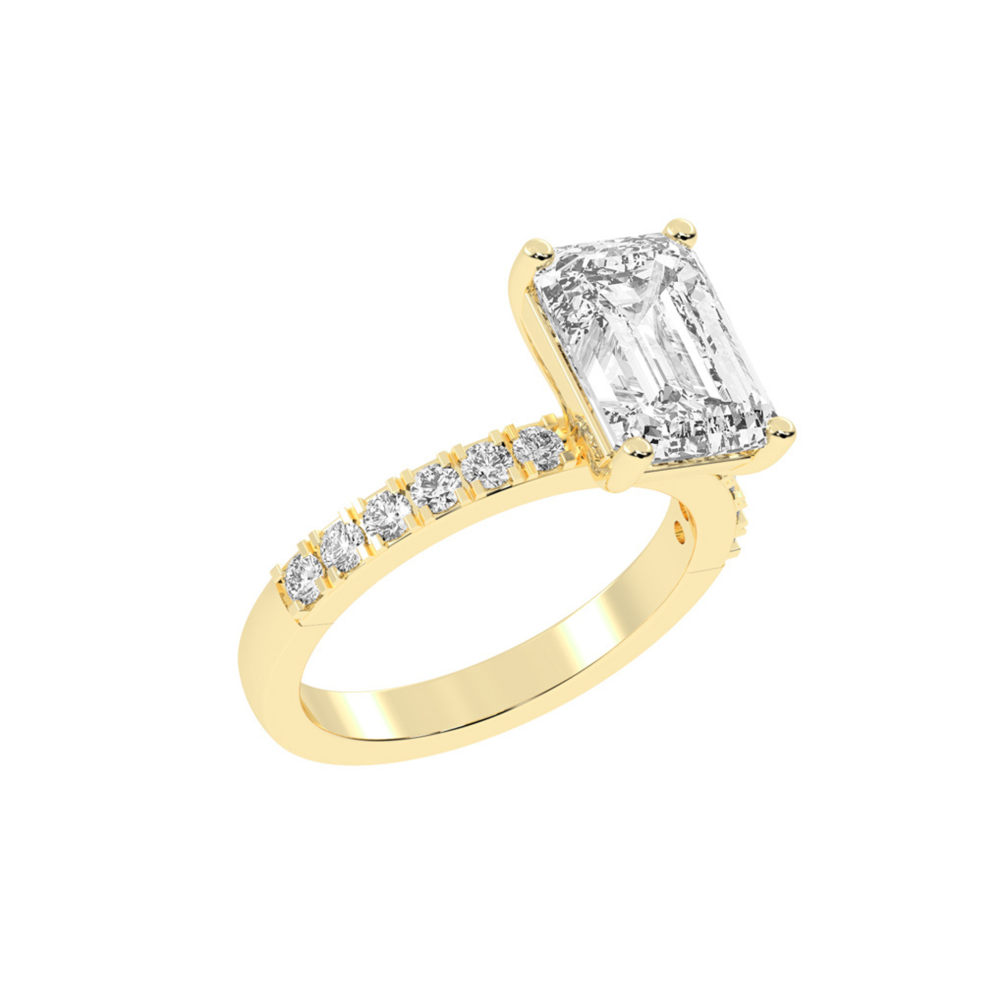 3.7 Carat Emerald Luxe Diamond Ring