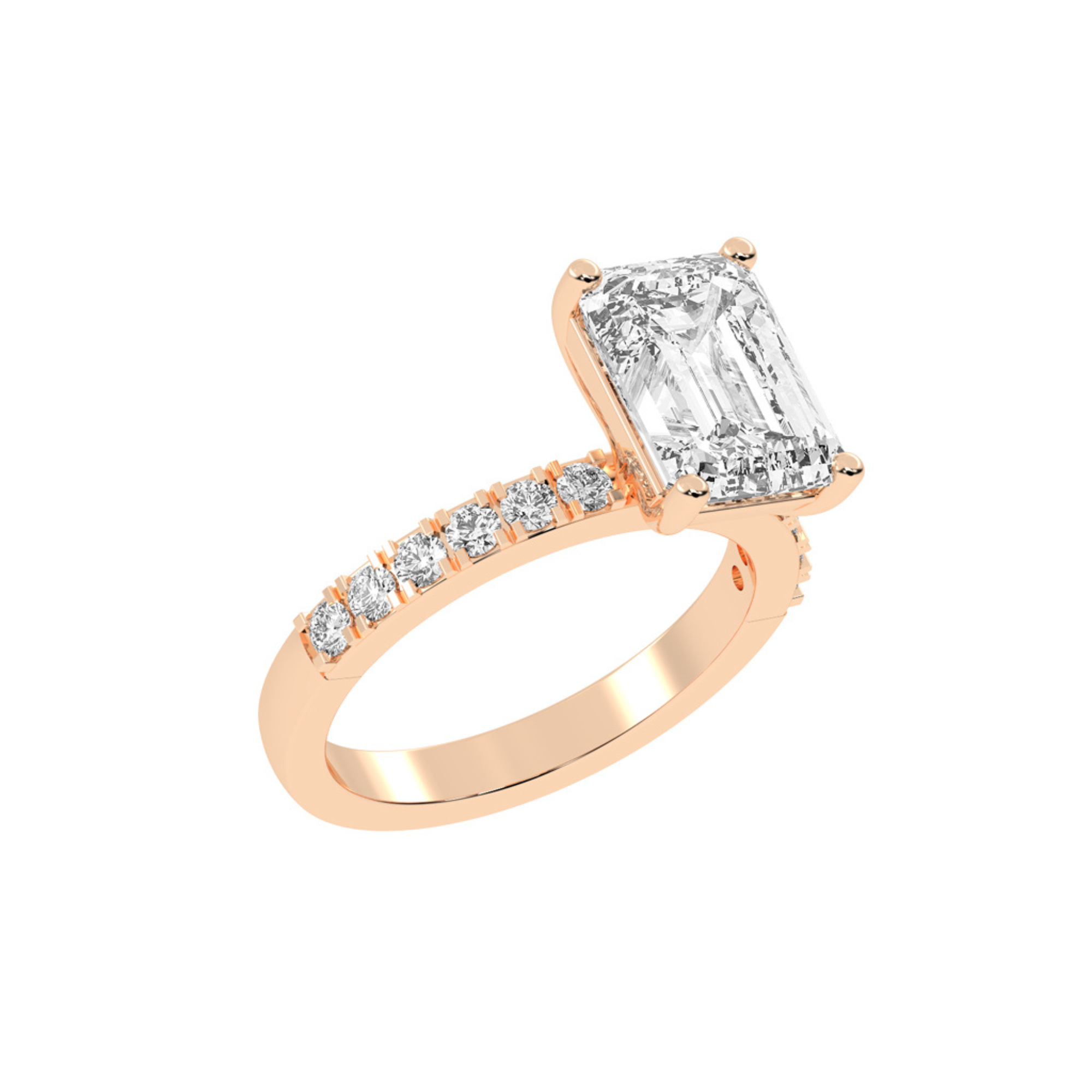 3.7 Carat Emerald Luxe Diamond Ring