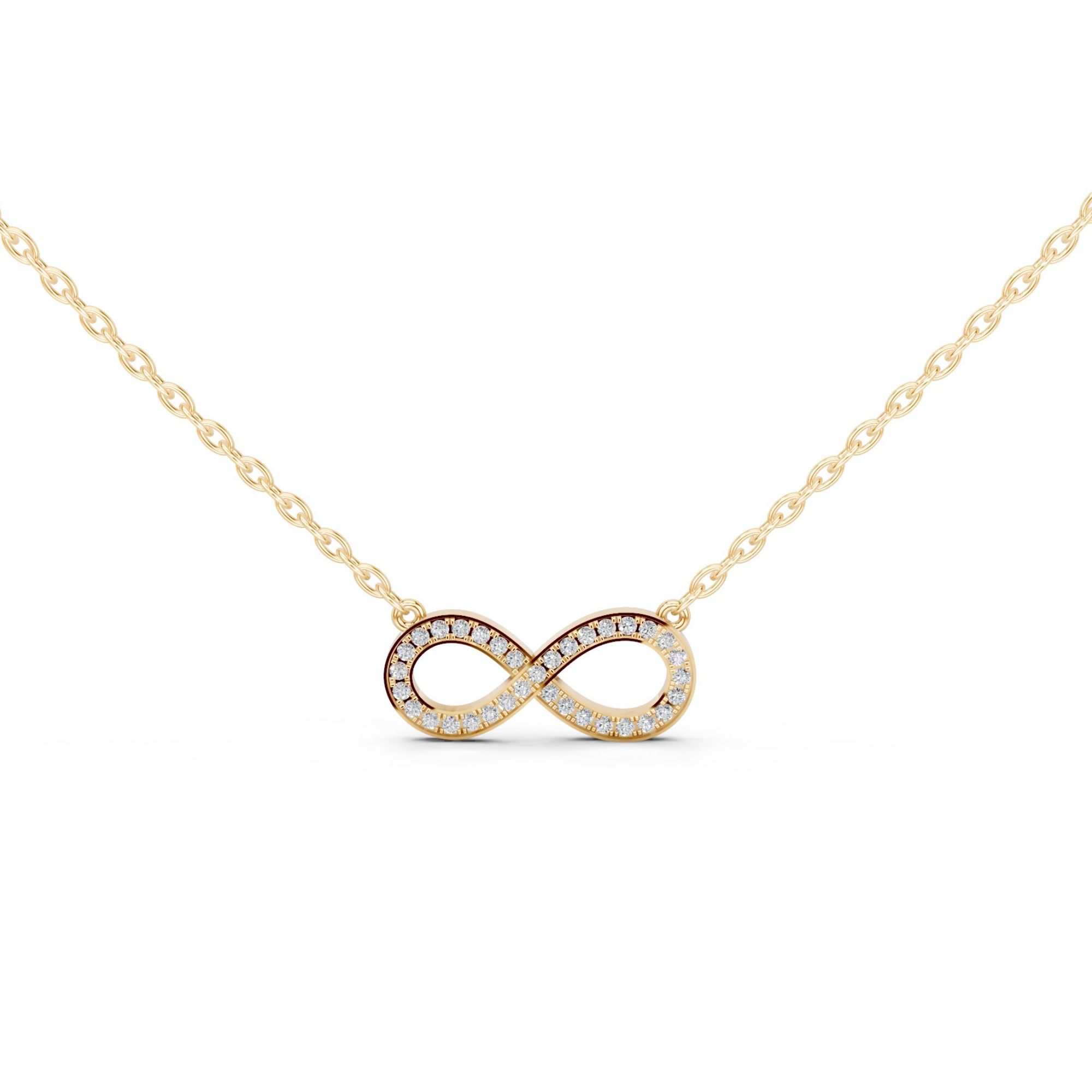 Infinity Diamond Pendant