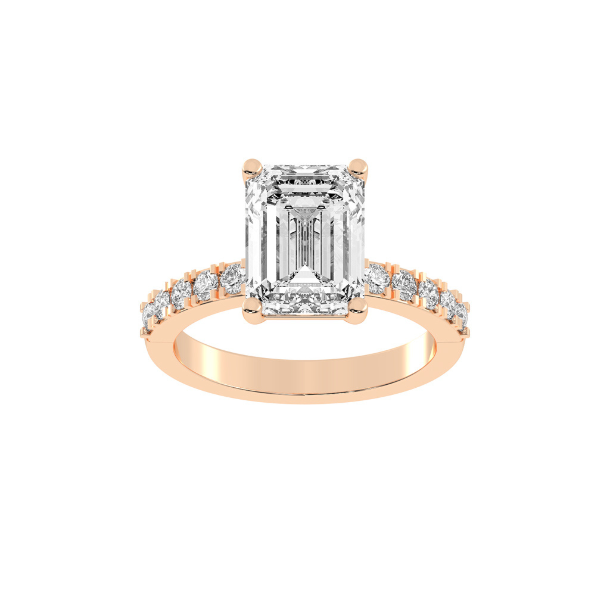 3.7 Carat Emerald Luxe Diamond Ring