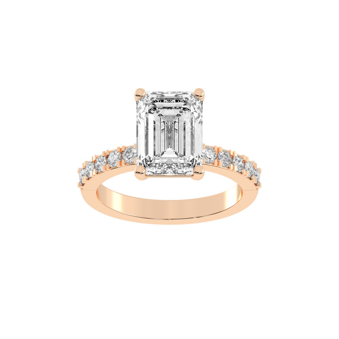 3.7 Carat Emerald Luxe Diamond Ring