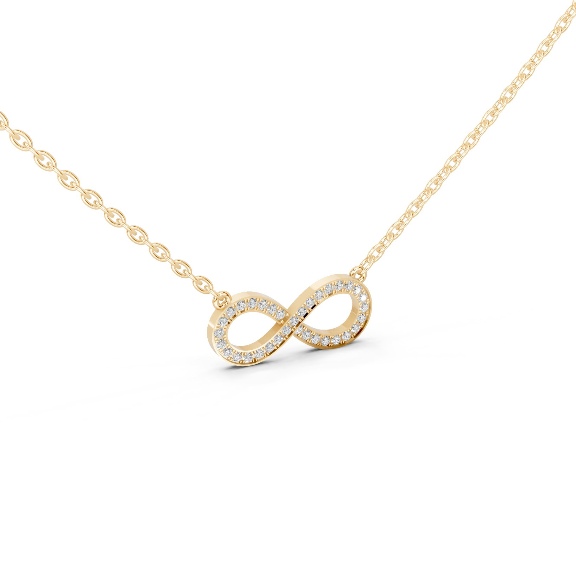 Infinity Diamond Pendant