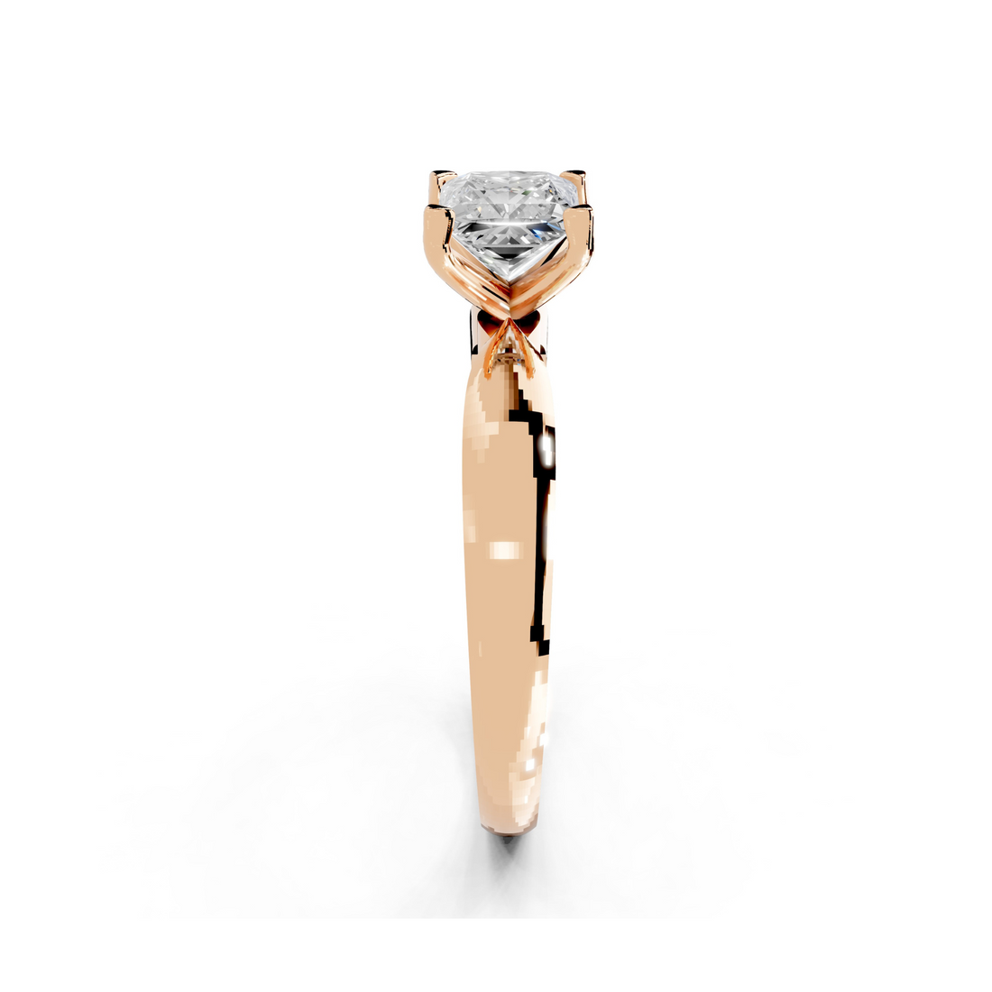 Myra Princess Solitaire Diamond Ring