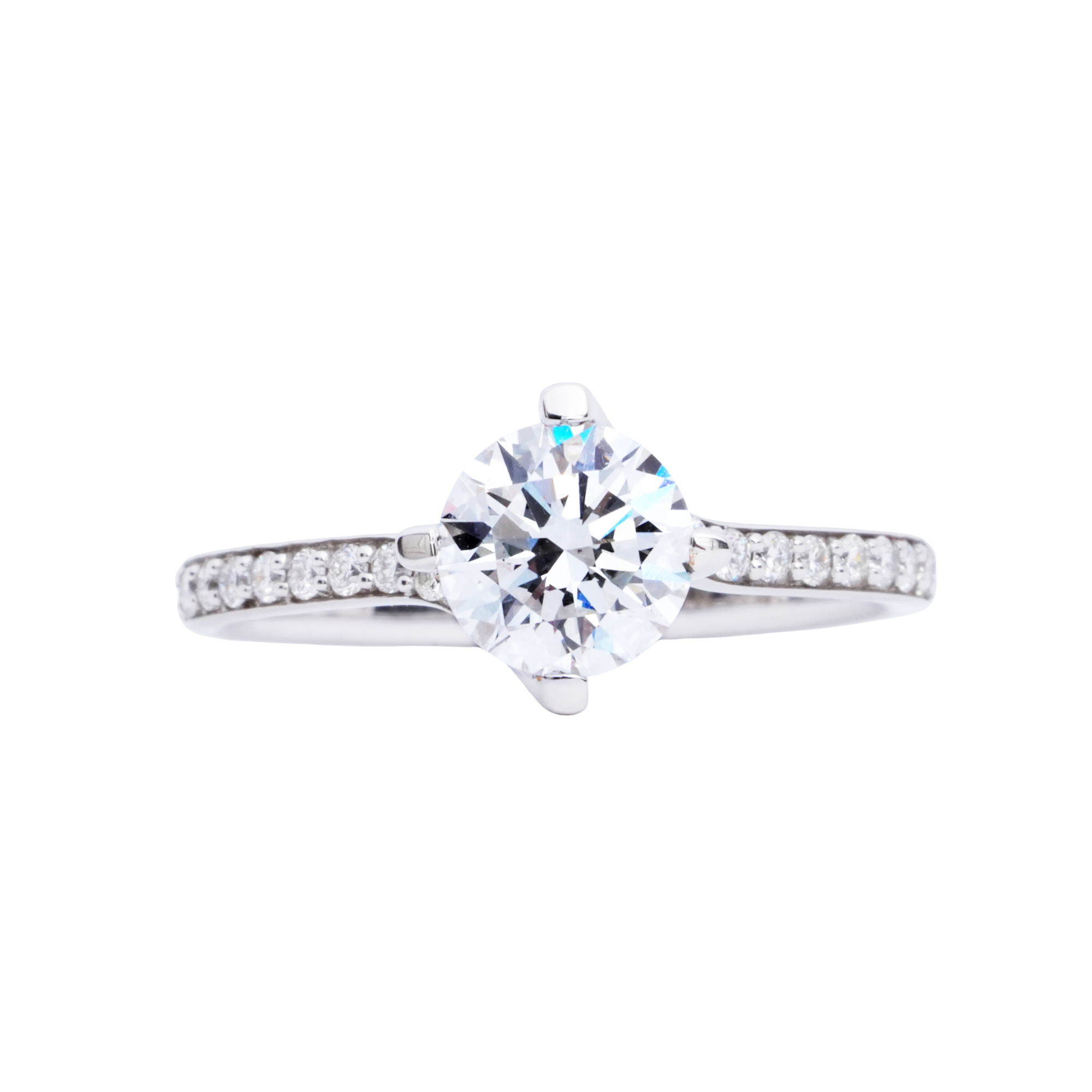1 CT Luminous Round Solitaire Ring