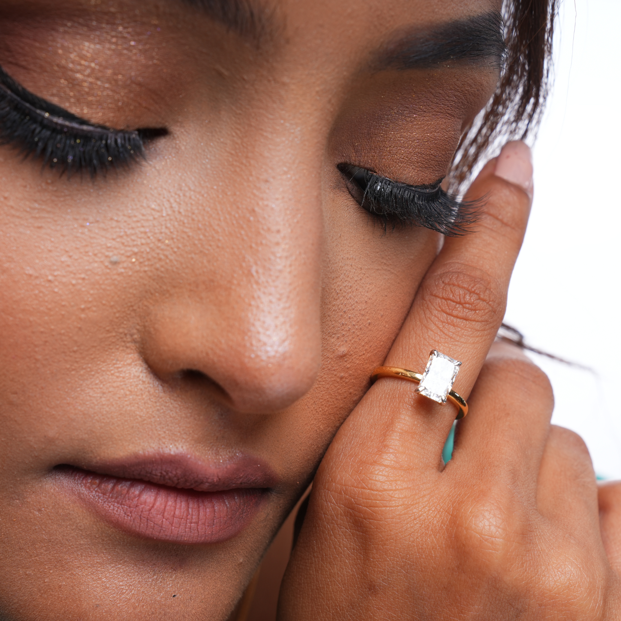 1.8 CT Radiant Cut Solitaire Ring