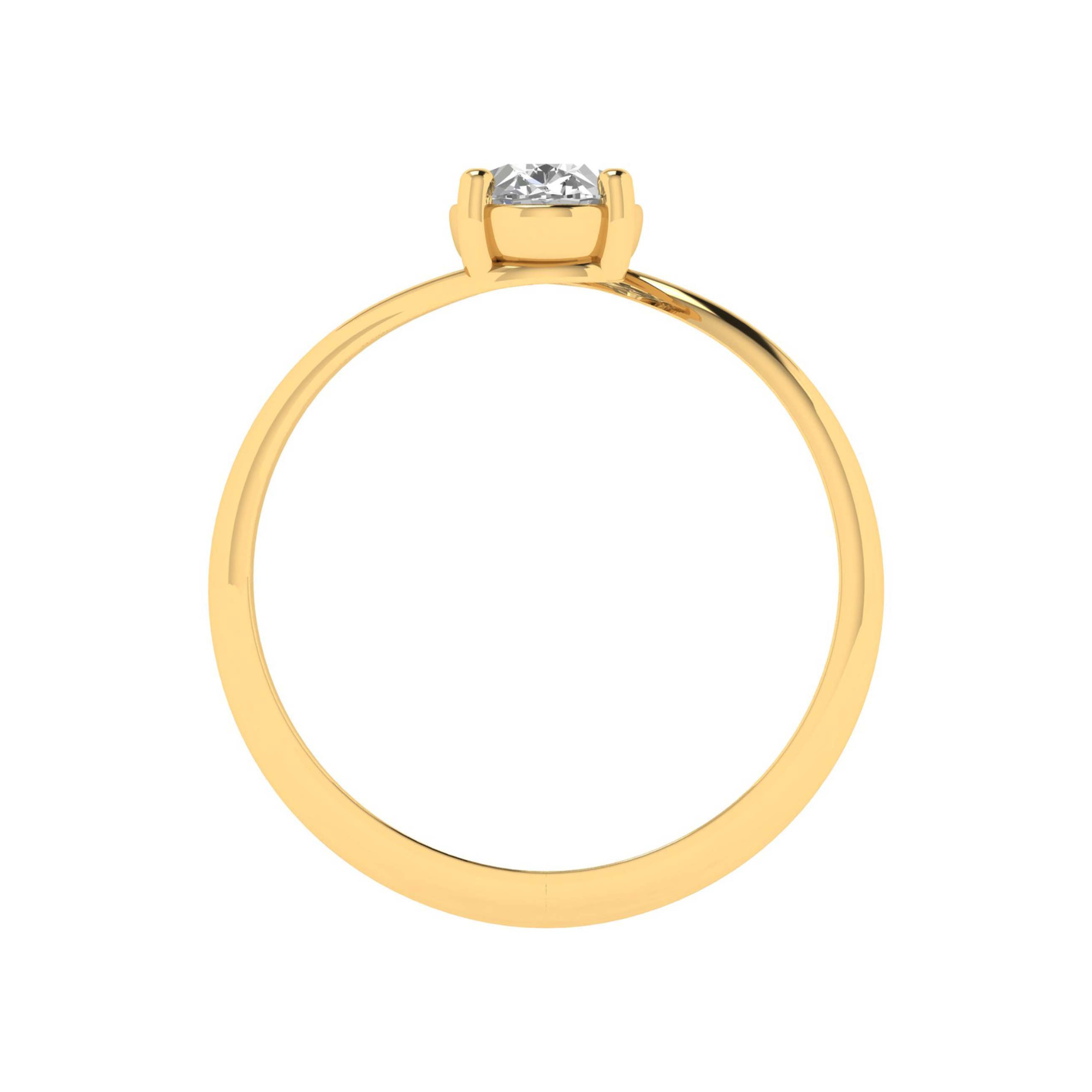 Charmante Oval Diamond Ring