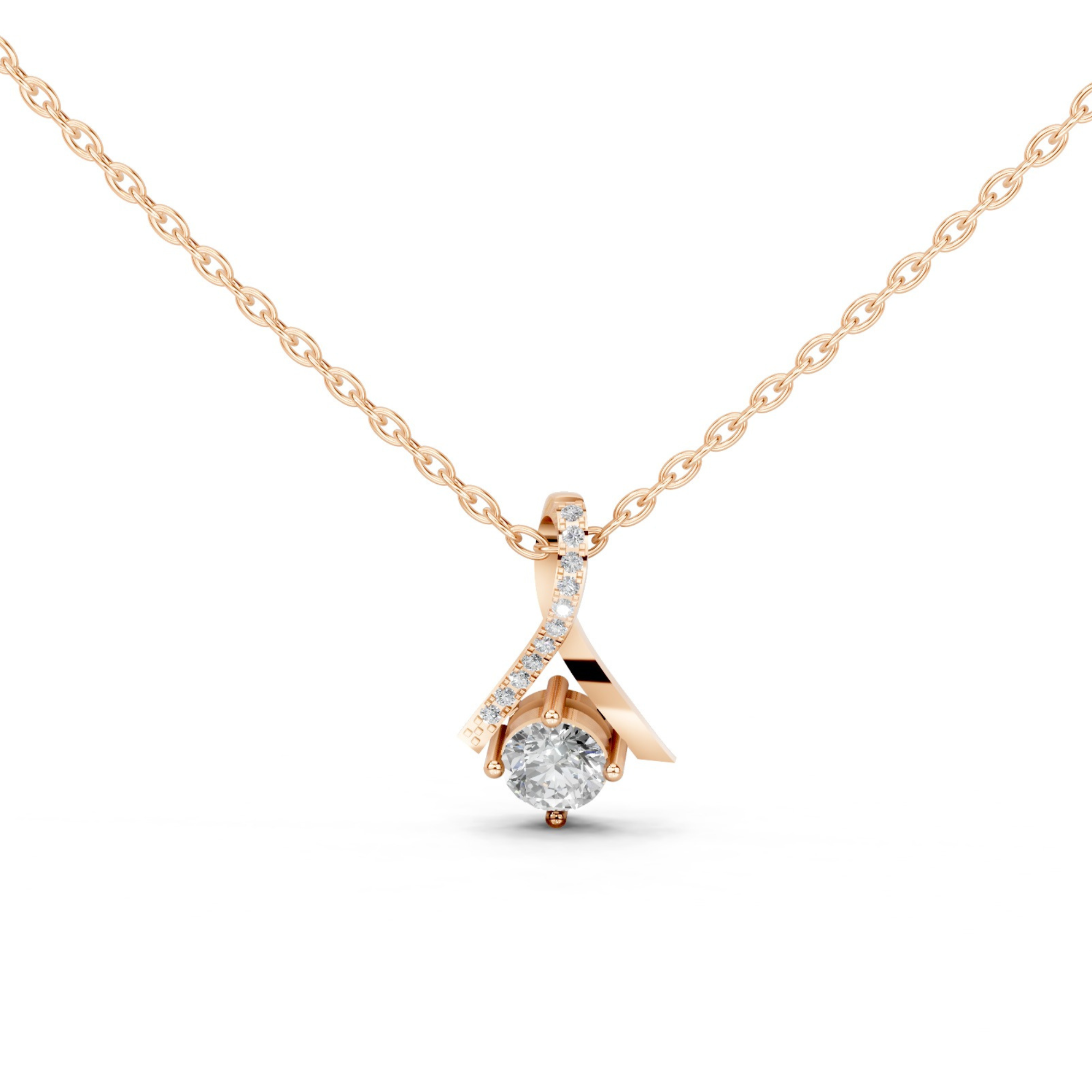 1 Carat Infinite Glow Solitaire Pendant
