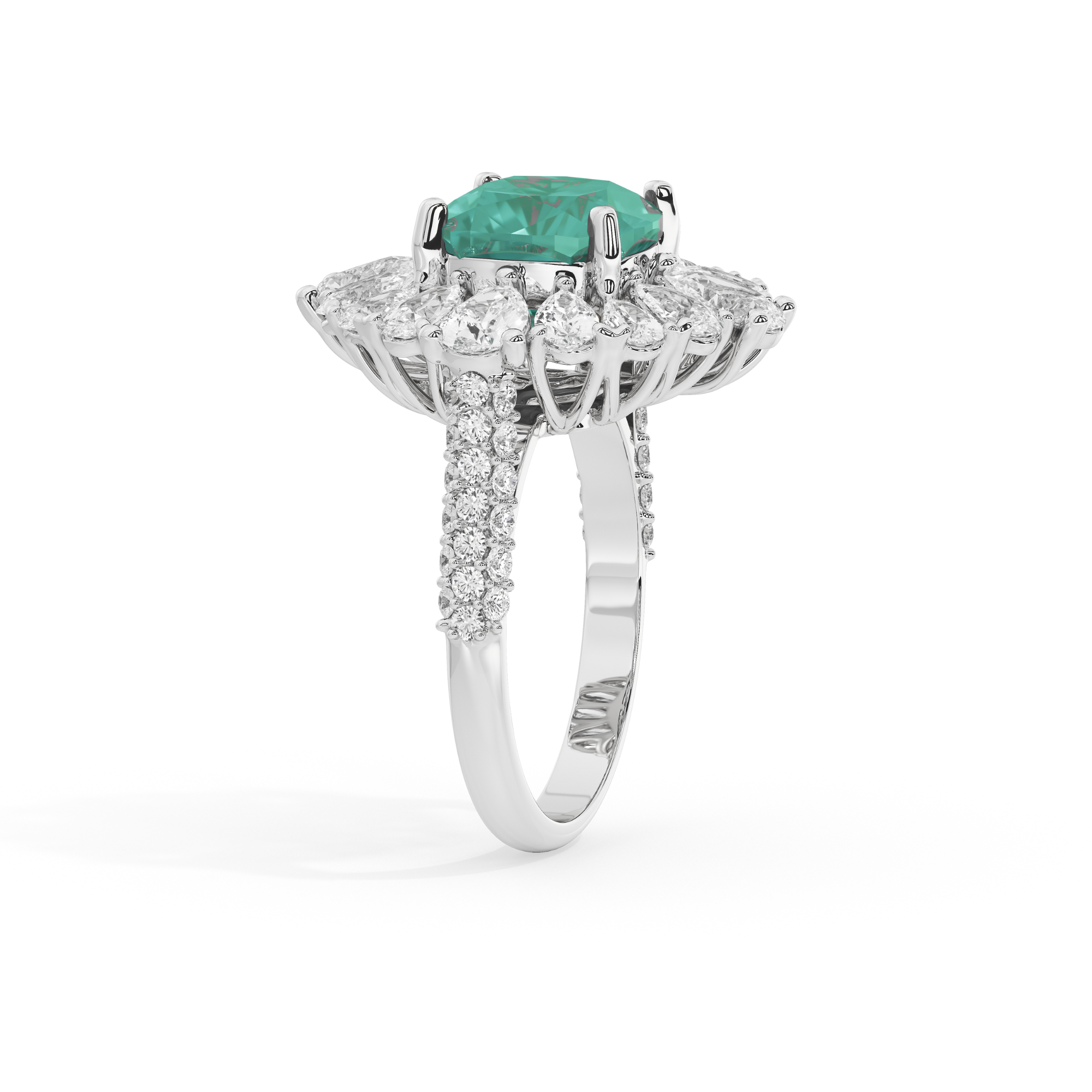 Zephyr Dahlia Diamond Ring