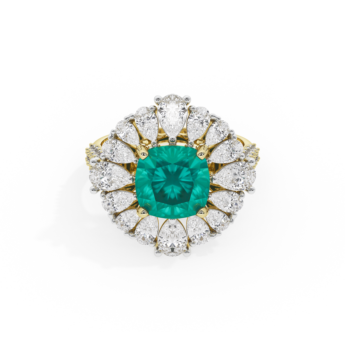 Zephyr Dahlia Diamond Ring