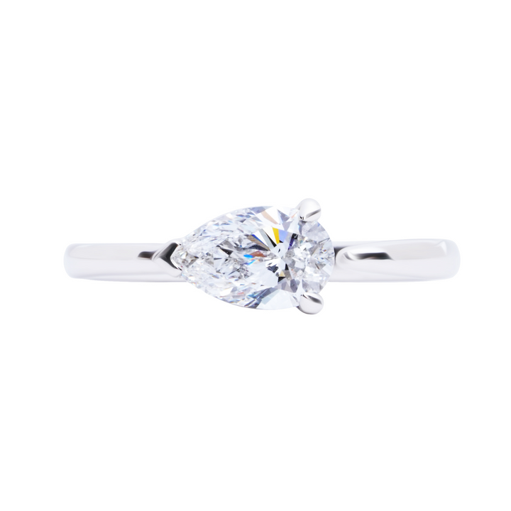 Genevieve Pear Diamond Ring