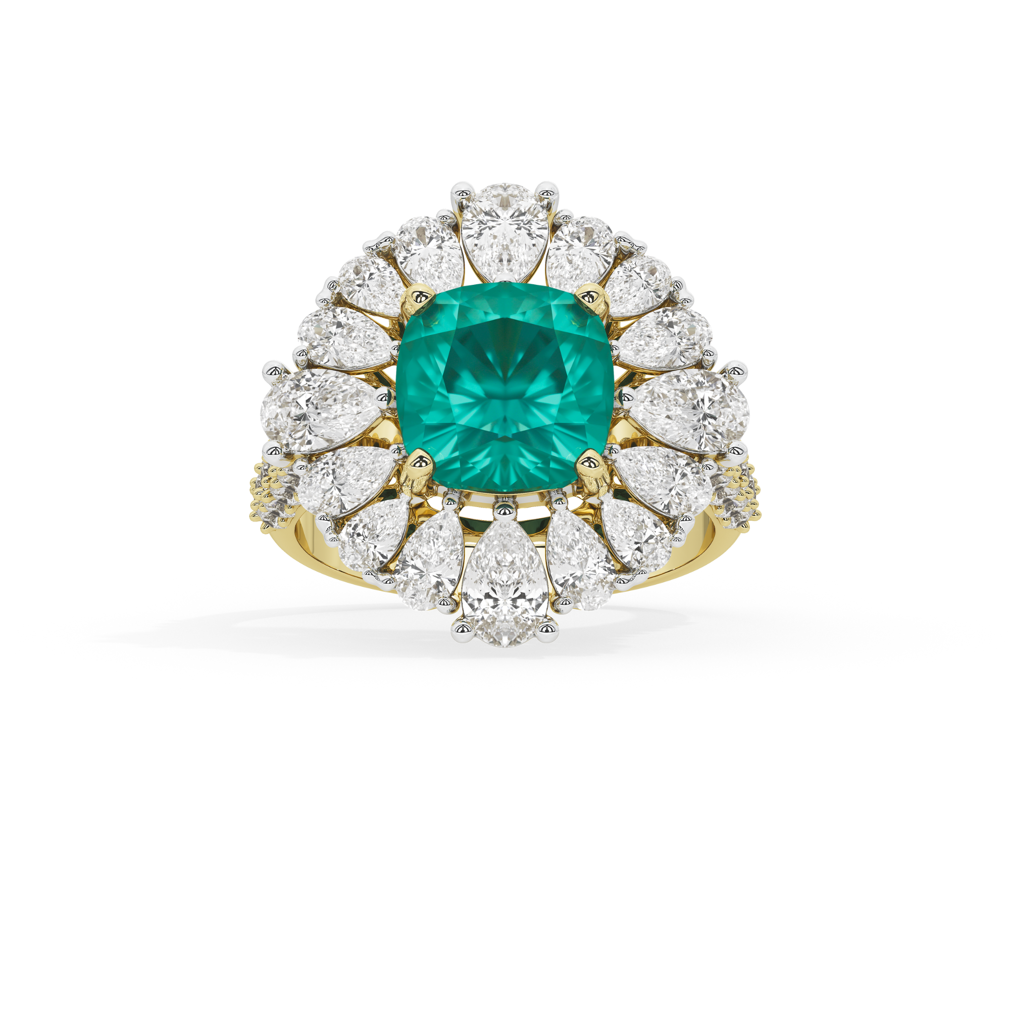 Zephyr Dahlia Diamond Ring