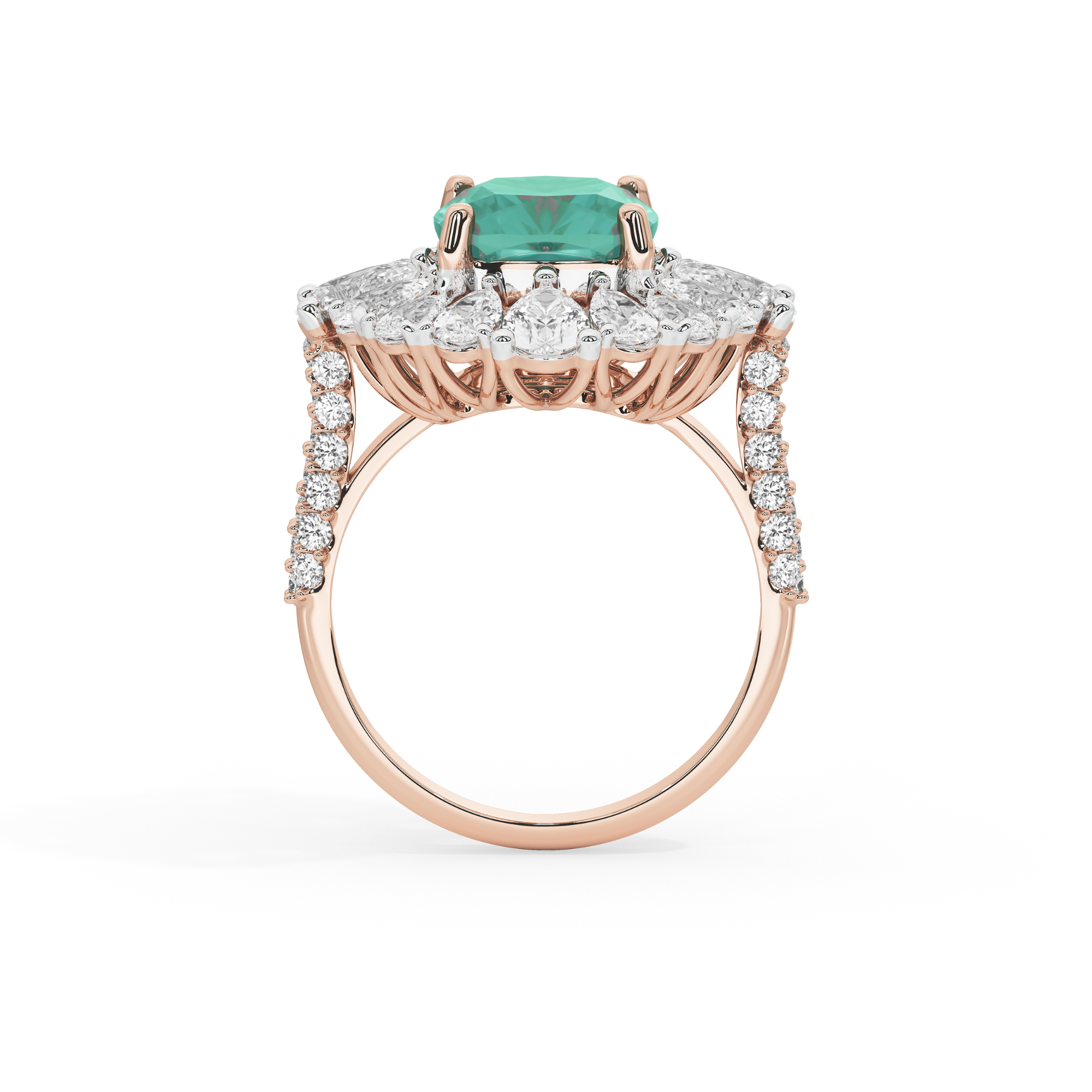 Zephyr Dahlia Diamond Ring