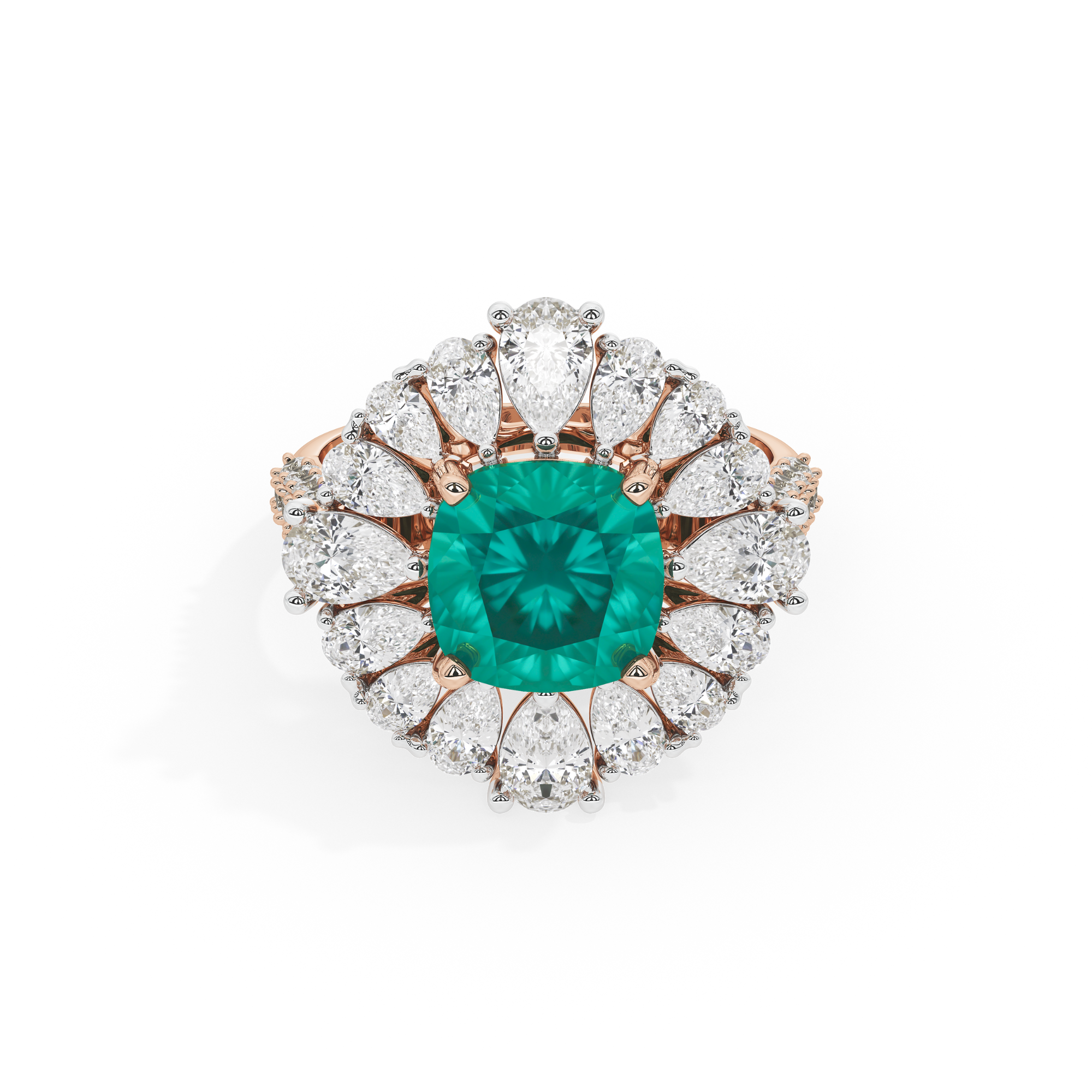 Zephyr Dahlia Diamond Ring