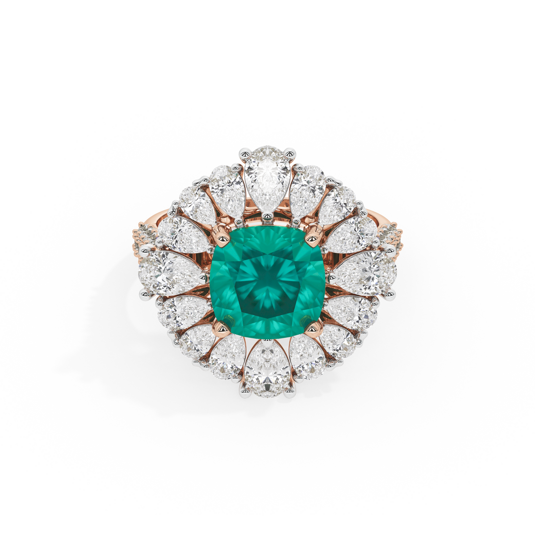 Zephyr Dahlia Diamond Ring