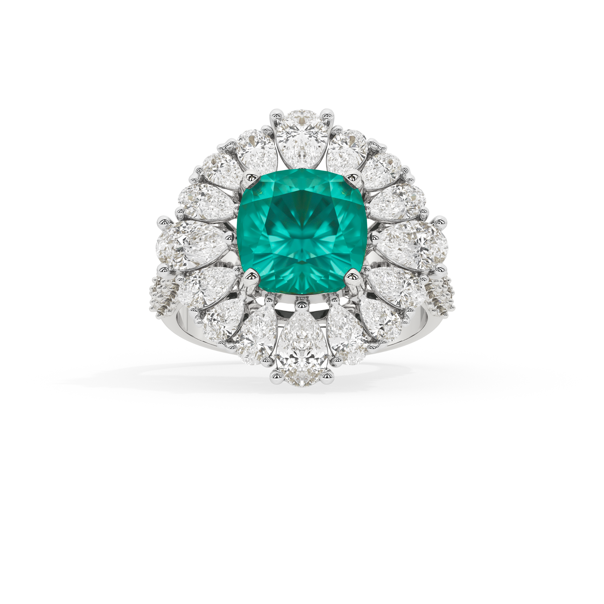 Zephyr Dahlia Diamond Ring